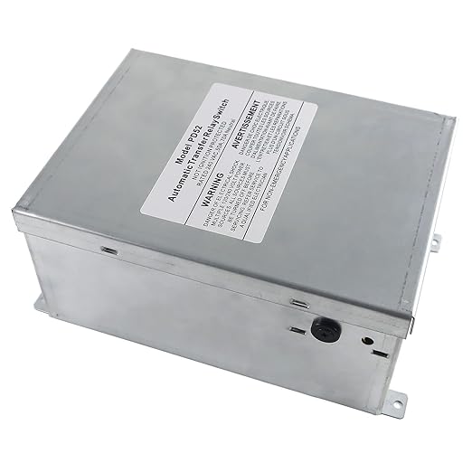 50 Amp Transfer Switch Automatic Transfer Switch for RV Speedboats 120/240 VAC 50 Amp Automatic Transfer Relay Switch