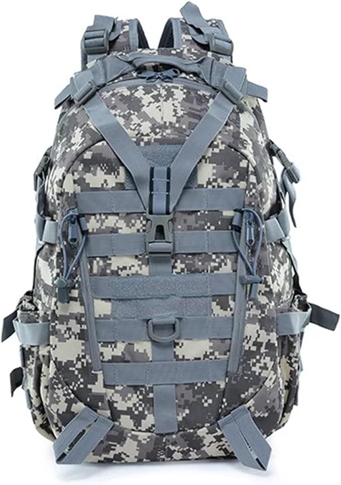 Compatible For 35L Camping Backpack Men Military Tactical Army Climbing Rucksack Hiking Travel(ACU)