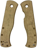 1 Pair Scales Handle Fits for Emerson CQC7 Custom Linen Material Handle Patch Replacement