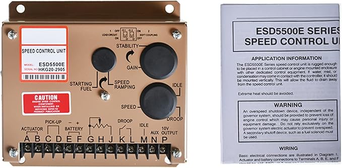 Generator Regulator Controller ESD5500E Generator Controlle Genset Parts Electronic Engine Speed Governor