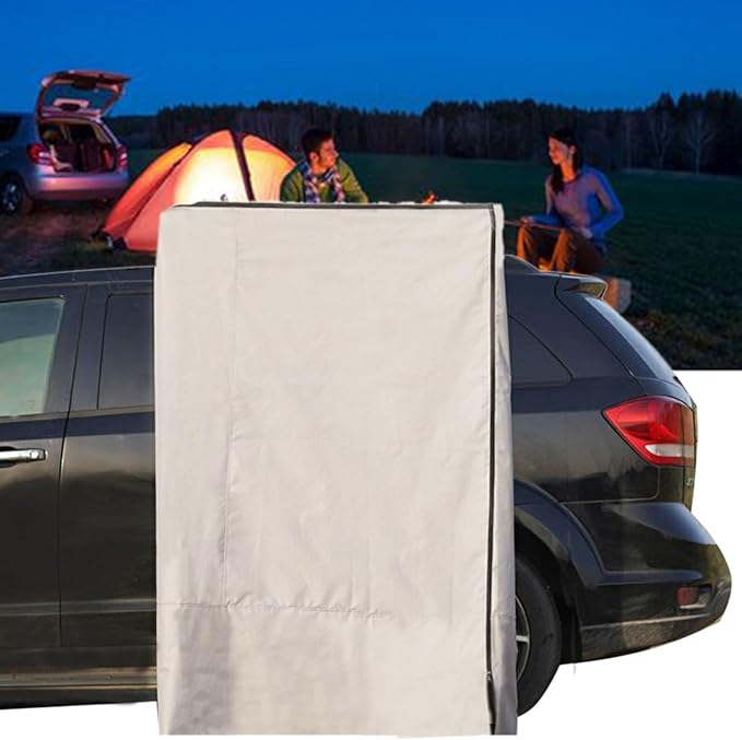 Car Shower Tent with Roof Full Privacy Protection 210D Waterproof Awning Shower Tent Outdoor Shower Enclosure for Truck SUVs (100x100x200cm)