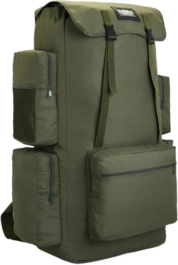 130L Large Camping Backpack Travel Bag Outdoor Luggage Bags Hiking Trekking For Men Molitary Tactical Shoulder Bag(Army Green)