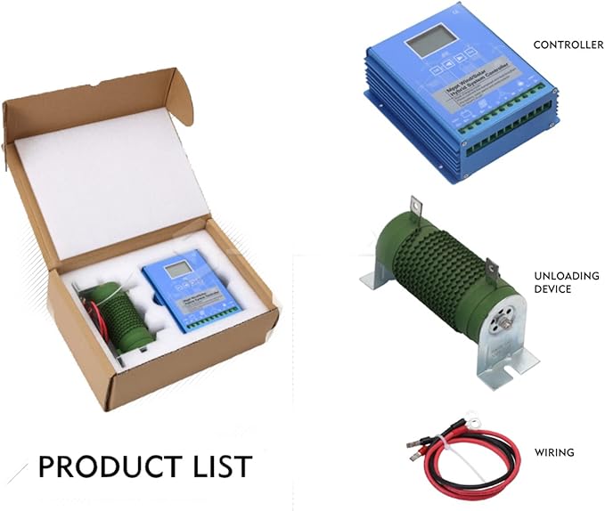 16000W Smart Hybrid MPPT Controller for Wind &amp Solar 12V-220V with Bluetooth/Wi-Fi APP Monitoring LCD Display and Adjustable Charging Parameters220v