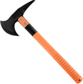 MedievalDepot Outdoor Camping Axe Collection – Removable Head Stainless Steel Blades with Nylon Sheath for Survival &amp Bushcraft (Orange)