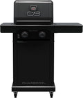 Charbroil Pro Series with Amplifire Infrared Technology 2-Burner Propane Gas Grill and Griddle Cabinet Black - 463676724
