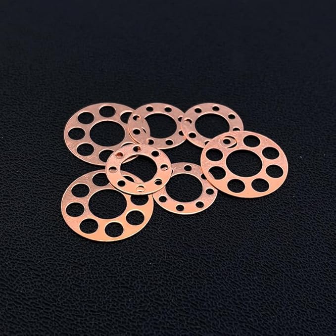 1 Set Custom CNC Brass Washer Gasket Replacement Fits for Chris Reeve Small Sebenza 21 DIY Making Accessory