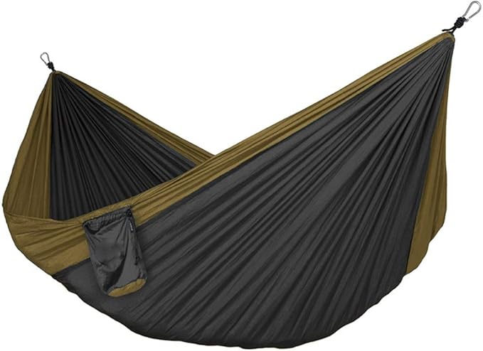 Portable Hammock Hammock Double &amp Single Portable Hammock Lightweight Nylon Parachute Hammocks for Patio Backyard for Backpacking Beach (Color : D/Single)
