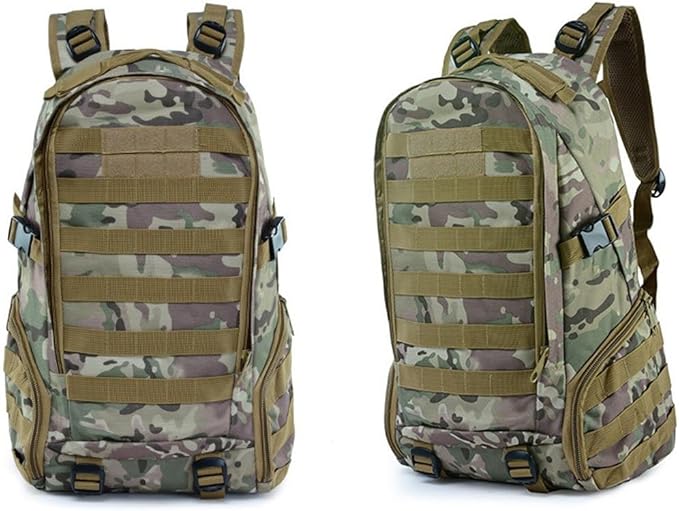 Military Tactical Backpack for Men Hiking Day Pack Molle Army Assault Pack Rucksack Bag(CP)