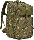 Outdoor Sports Pack Hiking Bag Tactical Rucksack Camo Knapsack Combat Camouflage Tactical Molle Backpack - DW