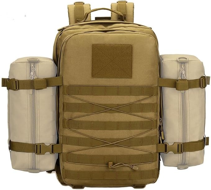 Jungle Leopard 45L Backpack Tactical Hunting Molle Rucksack Travel Hiking Camping Climbing Sport Large Shoulder Bag(MC)