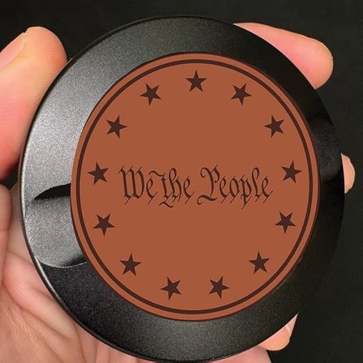 Brotherhood Metal Container for Zyn | Metal Holder for Zyn | Metal Can for Zyn | Metal Container for Zyn Holder | Metal Pouch Cans for Zyn | Metal Pouch for Zyn | We The People Tan