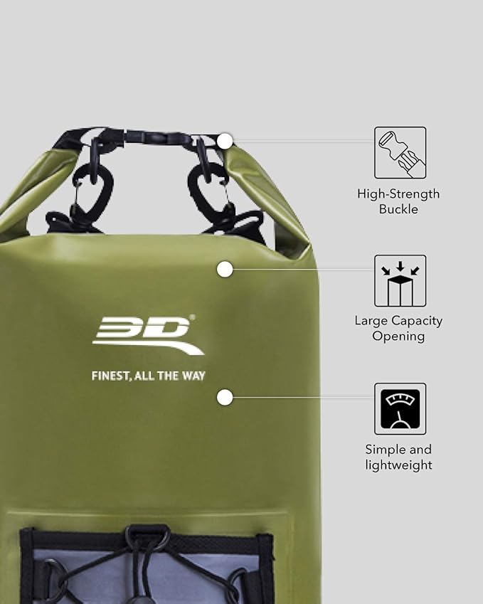 3D MAXpider Roll Top Dry Bag Backpack