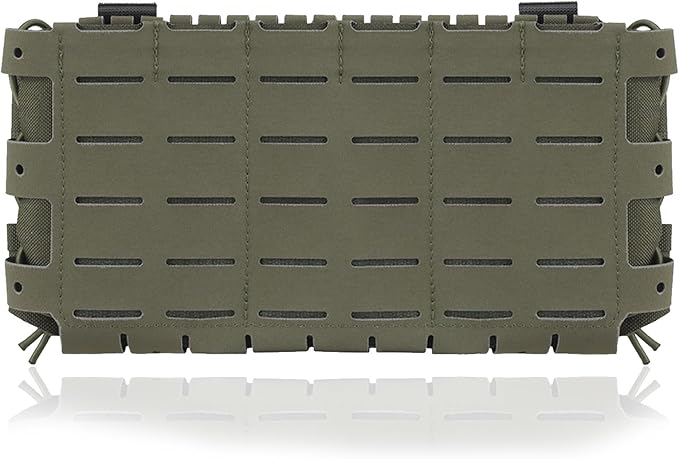 Modular Tactical 556 Tactical Mount Panel with Hook and Loop Fastening Multipurpose MOLLE Front Panel for Accessory Pouch Mounting