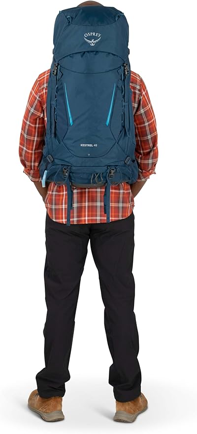 Osprey Kestrel 48L Men's Backpacking Backpack Black S/M