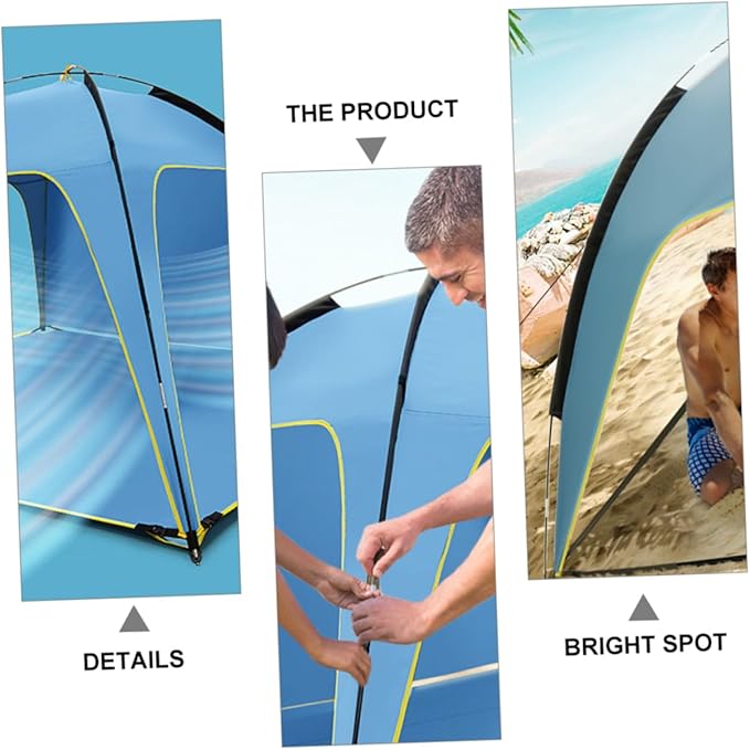 POPETPOP 1pc Quick Opening Tent Spacious Outdoor Camping Beach Shelter Uv Easy Setup Lightweight Design for Family Hiking Picnic Activities