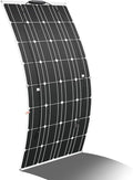 Solar Panel 12V Flexible 100W SolarPanel Monocrystalline Solar 12V Ultralight Slim Waterproof for RV Rooftop Boat (100W)