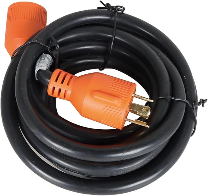 labwork 30A 15FT Generator Extension Cord L14-30P to L14-30R 4 Prong 125/250V Up to 7500W 10 Gauge SJTW Generator Cord
