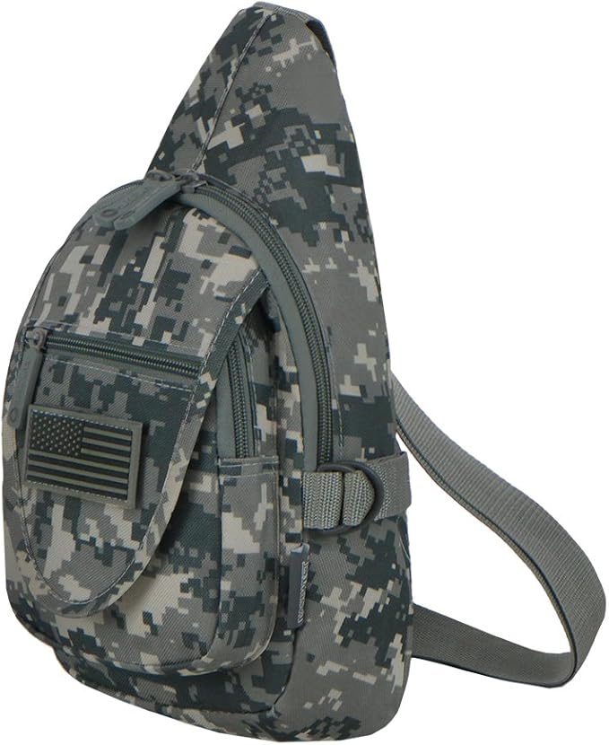 East West U.S.A RTC513 Tactical Camouflage Military Sling Chest Utility Pack Bag