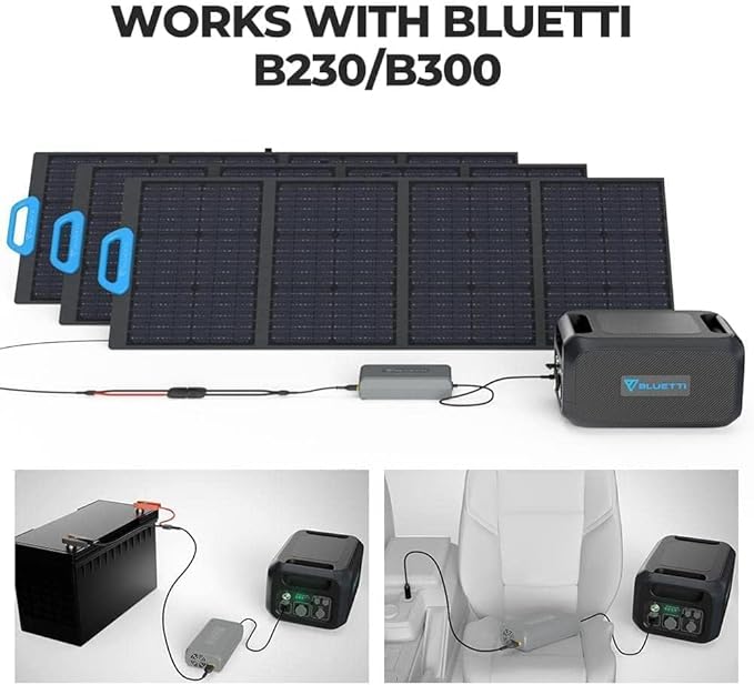 BLUETTI D050S 500W DC Charging Enhancer Compatible Power Station EB150/EB240/AC200/AC200P/AC200MAX&amp Battery Pack B230/B300