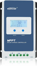 EPEVER 20A MPPT Solar Chagre Controller 12V 24V Auto Max PV 100V Solar Panels Power 260W/520W Charger Regulator Tracer2210AN-G3 for Lead Acid Lithium Battery