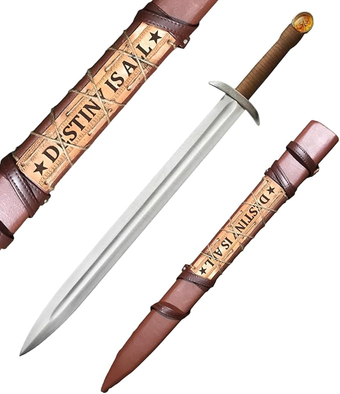 Serpent-Breath Sword of Uhtred with Scabbard | The KingdomSword. Viking Real Swords Steel KratosAxe - warswordWarrior Swords Seax vikingsword Functional with Sheath Viking Gifts for Men