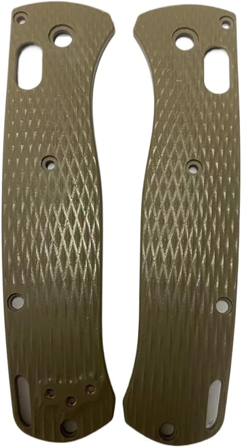 1 Pair Custom G10 Scales Handle in Sand Color Fits for Bugout 535 DIY Making Accessory