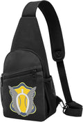 US Army 17th Cavalry Brigade Chest Pack Leisure Shoulder Crossbody Chest Bag