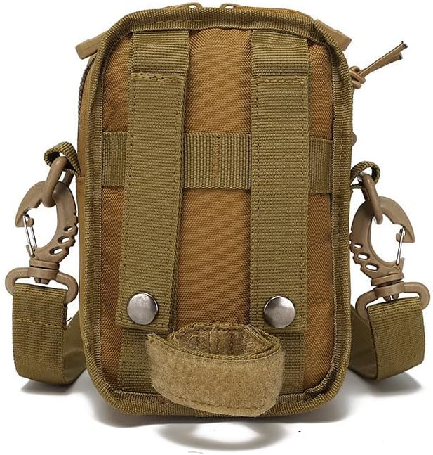 Outdoor Sports Hiking Sling Pack Camouflage Tactical Molle Shoulder Bag - Black