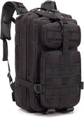 Camping Backpack Hiking Backpacks 30L Camping Backpack Military Tactical Assault Backpack Army Outdoors Bag Lightweight Travel Backpack for Outdoor Camping Hunting Rucksacks (Schwarz)