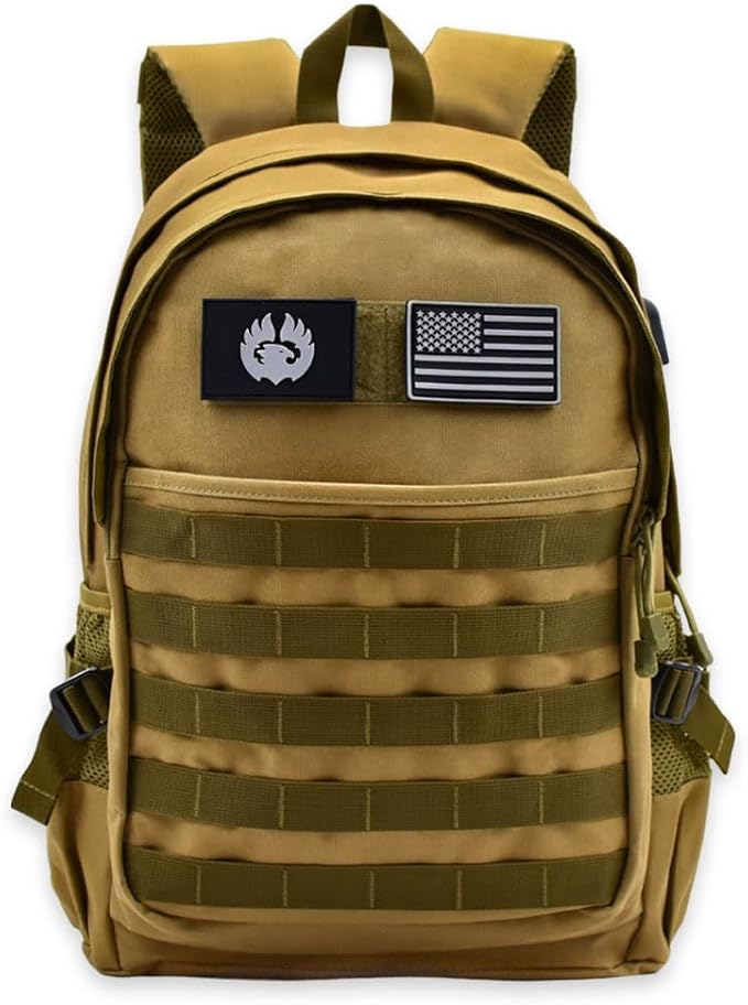 TORCH 30L Backpack Urban Tactical Outdoors MOLLE Bag for Every Day Carry fits 15” Laptop Airline Approved V2 (Desert)