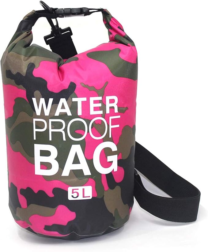 Waterproof Dry Bag 2L/5L/10L/15L/20L/30L Roll Top Sack Keeps Gear Dry for Kayaking Rafting Boating Swimming Camping Hiking Beach Fishing with Free Waterproof Phone Case