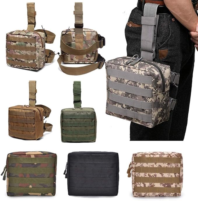 Outdoor Sports Hiking Versipack Camouflage Bag Tactical Molle Leg Pack - DD