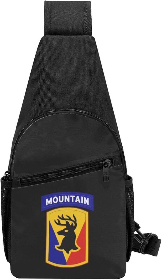 US Army 86th Brigade Combat Team Chest Pack Leisure Shoulder Crossbody Chest Bag