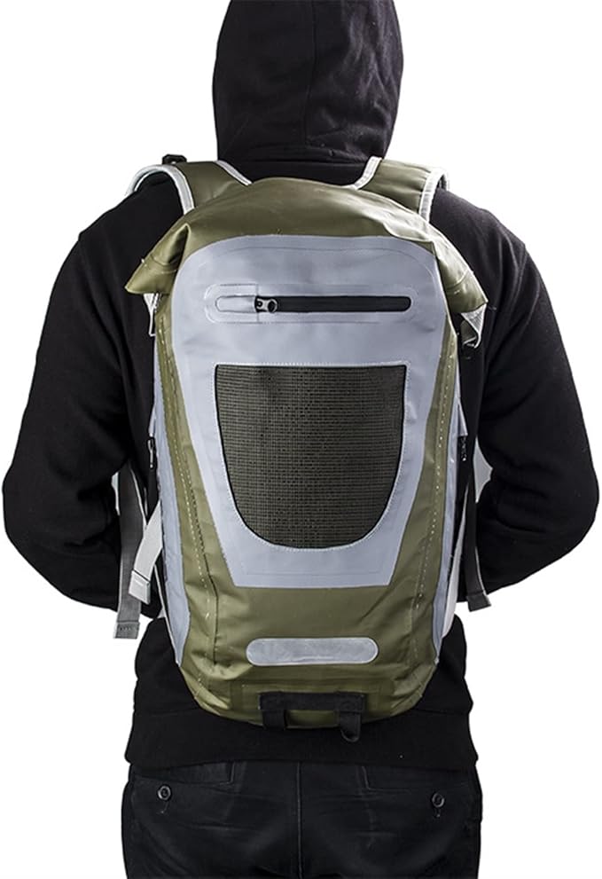 Waterproof Backpack 25L Heavy Duty Floating Waterproof Dry Bag Portable Seal Dry Bags with Zippered Pocket Lightweight Bags (Color : B)