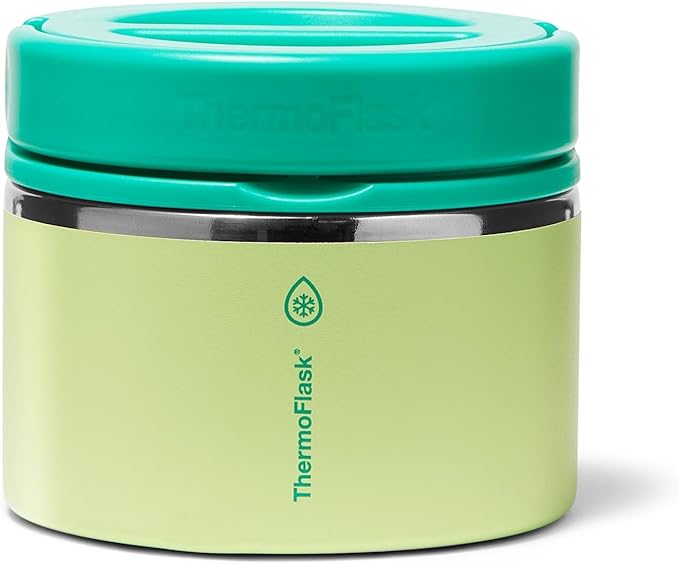 ThermoFlask 12 oz Double Wall Insulated Food Jar Garden Party