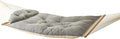 Hatteras Hammocks Large Cast Slate Sunbrella Tufted Hammock with Detachable Pillow – 13 ft. x 55 in. 2-Person 450 lb Capacity Cumaru Spreader Bar – Handcrafted in The USA