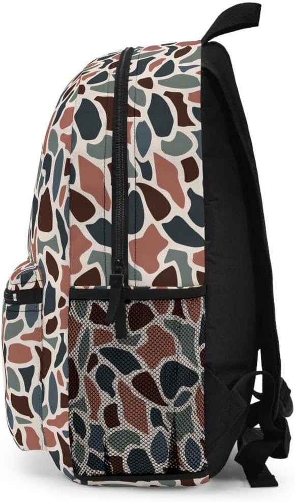 Dog Duck Camouflage Backpack Back to School Hunting Bag Cute School Accessories Hunting Gifts
