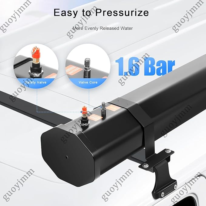 Pressurized Water Tank Portable Camping Showerhead Handheld 18L/30L for Outdoor Activities Water Supply for SUVs Sedans RVs Trucks18L