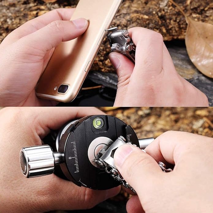 Multitool Bracelet 29 in 1 22cm Stainless Steel Outdoor Travel Men Watch Strap Trend Bracelet with A Pry Tool