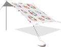 Beach Canopy with Windproof Ropes &amp Sandbags Beach Tent Sun Shade Sun Shelter for Camping Trips Fishing Backyard Fun or Picnics Easter Egg