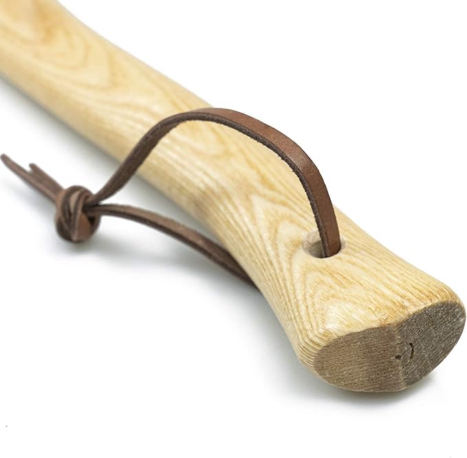 Plundie German Type Hatchet 1000 Traditional Ash Handle Natural x Silver 16.5 inches (42 cm)