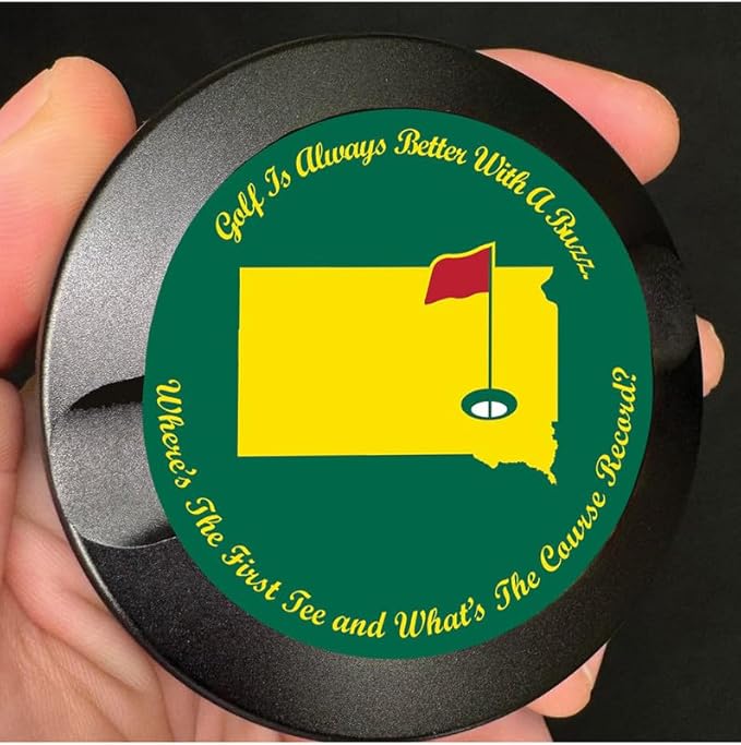 Brotherhood Metal Zyn Container - Metal Zyn Holder - Zyn Metal Can - Metal Container for Zyn Holder - Metal Zyn Can Golf Gifts for Him - Zyn Containers for Golf - South Dakota