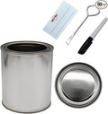 Empty Paint Cans with Lids – Quart/32 oz Unlined Containers for Paint Solvents Crafts &amp DIY Can opener Marker and Labels included 50 Pack