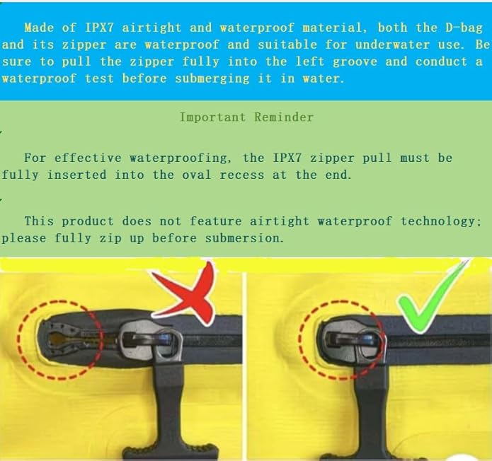 IPX7 Waterproof Bag with Touchscreen Phone PocketFloating Airtight Shoulder Bag for SwimmingRaftingCyclingHiking