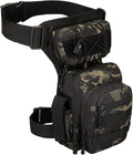 Waterproof Tactical Drop Leg Bag Adjustable Thigh Pouch With Quick Release Buckles For Outdoor Fishing Hiking &amp Photography