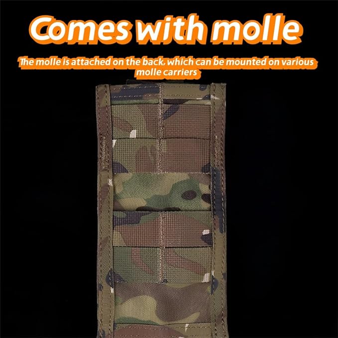 Portable Wilderness Survival Gear Pack Compact First Aid Pouch With MOLLE Attachment Nylon Accessory Bag