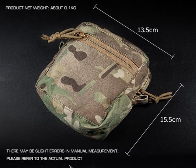 ACEXIER Tactical Molle GP Pouch for Hunting Vest Chest Rig Plate Carrier Belt Bags Zipper Airsoft Military Tool Storage Pack