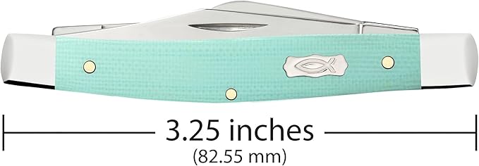Case Cutlery CA18102: Stockman Seafoam Green