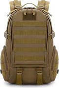 Large Capacity Climbing Backpack Camouflage Tactical Bag Outdoor Sport Hiking Travel Camping Bag Trip Camping Backpack(Brown)