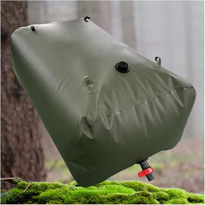 Soft Drought-Resistant Water BagBladder Water Storage Bag Collapsible Bladder Portable Water Tank Large Flexible Emergency Bucket Camping Shower Water Container ( Size : 2*1.5*0.7m/2100L/554gallo